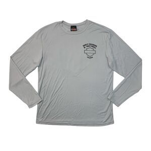 Harley Davidson Shirt Mens M Medium Shadow Long Sleeve Performance Scottsdale AZ